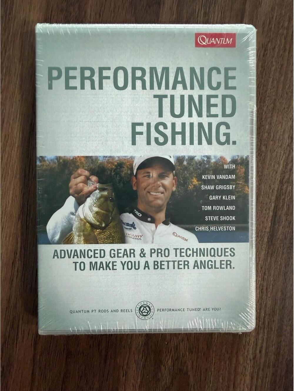 NEW Quantum Performance Tuned Fishing DVD Angler PT Rods Reels Saltwater Tackle
